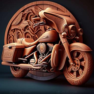 3D модель Harley Davidson Tri Glide Ultra (STL)